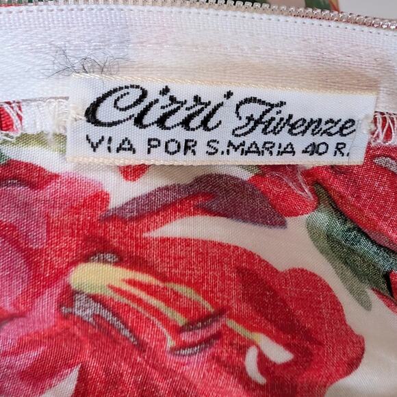 Vintage 80s Floral Cotton Dress Peter Pan Collar Cottagecore Midi - Picture 4 of 16